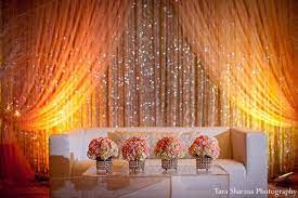 If you're going to document indian wedding ceremony. Glamorous Wedding Backdrops Wedding Reception Backdrop Fun Wedding Decor Floral Decor Reception