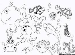 Under The Sea Coloring Pages In 2020 Ocean Coloring Pages Animal Coloring Pages Under The Sea Drawings