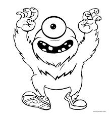 When we think of october holidays, most of us think of halloween. Free Printable Monster Coloring Pages For Kids