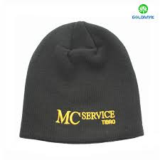 7,120 embroidery knit hat products are offered for sale by suppliers on alibaba.com, of which winter hats accounts for 65%, sports caps accounts for 4%, and bucket hats accounts for 1%. Jersey Knitted Beanie Hat With Flat Embroidery From China Manufacturer Qingdao Goldmyk Industrial Co Ltd