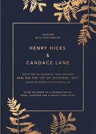 37 Inspired Image Of Navy Blue And Gold Wedding Invitations Regiosfera Com Navy Blue And Gold Wedding Trendy Wedding Invitations Foil Wedding Invitations