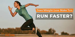 does weight loss make you run faster