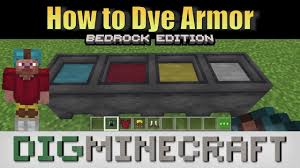 These more advanced commands should be available soon in pe and windows 10 edition! How To Dye Leather Armor In Minecraft Bedrock Edition