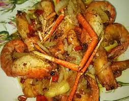 Cuba resepi daging harimau menangis ini. Dunia Makanan Resepi Udang Galah Goreng Kunyit