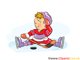 He has fast legs, slow fists, but is chosen. Eishockey Wm Clipart Bild Grafik Cartoon Comic Illustration Kostenlos