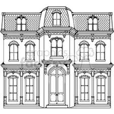 Mansion black and white house clipart. Victorian Home Clipart Commercial Use Gif Jpg Png Eps Svg Pdf Clipart 380183 Graphics Factory