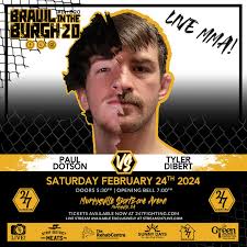 🥊🔥 Witness the ultimate clash of titans as Tyler Dibert takes