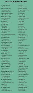 750 Catchy Skincare Business Name Ideas You Can Use 2022
