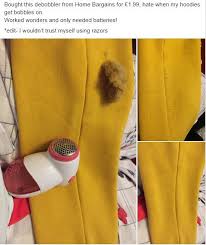 Fabric pills or pilling on clothes are unsightly. Fashion Fans Are Going Wild For Home Bargains 1 99 De Bobbler Which Transforms Your Clothes In Seconds