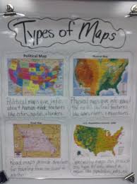 Types Of Maps Anchor Chart 4th Grade Social Studies Social Studies Maps Social Studies Elementary
