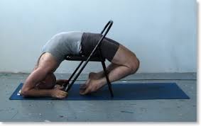 Kapotasana Over A Chair Yoga Asanas Kapotasana Yoga Thoughts
