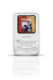 Sandisk Sdmx22 004g A57w Sansa Clip Zip 4 Gb White 39 99 Sandisk Mp3 Players Portable Dvd Player