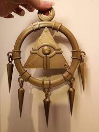 Yugioh Millennium Ring 3d Printed In Gold Yu Gi Oh Millennium Ring Large Life Size Yami Bakura Ryou Cosplay Prop Yugioh Millennium Items Prints