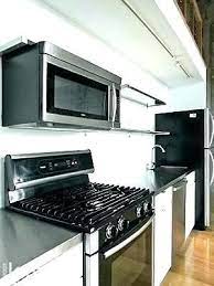 Maybe you would like to learn more about one of these? Install Range Hood Without Cabinet Installing Microwave Above Stove Tiny House Kitchen Over The Range Microwave Without Cabinet Over Stove