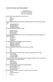 Check spelling or type a new query. Doc Kisi Kisi Soal Uas Penjaskes Davedavid Siregar Academia Edu