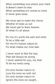Human Nature A Poem Words Poems Human Nature