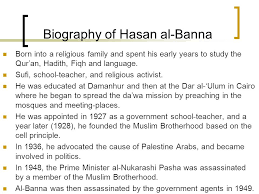 Mengungkap riwayat singkat syaikh albani yg banyak tidak diketahui orang. Hasan Al Banna Biography Of Hasan Al Banna Born Into A Religious Family And Spent His Early Years To Study The Qur An Hadith Fiqh And Language Ppt Download
