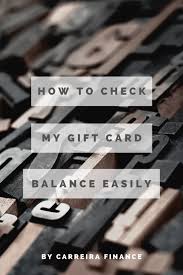 Check spelling or type a new query. How To Check Any Gift Card Balance Easily Carreira Fi