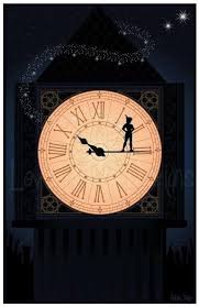 Peter Pan Clock Tower I Want This On A Canvas Peter Pan Disney Peter Pan Disney Wallpaper