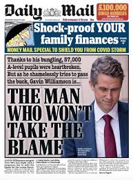 We did not find results for: Daily Mail Front Page 19th Of August 2020 Tomorrow S Papers Today