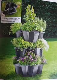 Etagen Pflanzturm Garten Gestalten Pflanzen Garten