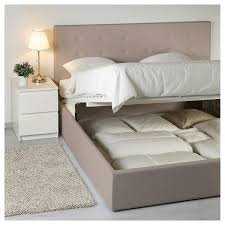 Gvarv Struttura Letto Con Contenitore Idhult Beige 160x200 Cm Ikea It Biancheria Da Letto Idee Camera Da Letto Ikea Materasso A Molle