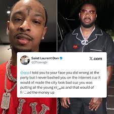 21 Savage admits to telling Qc P that he was wrong, but didn't bash him