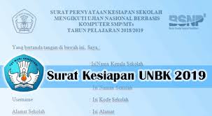 .teknis (rakontek) bersama proktor teknisi 116 smp negeri swasta dan 32 mts negeri swasta se kab sleman pada hari kamis 20 februari 2020 bertempat pada rakontek tersebut dinas pendidikan memberikan arahan kepada proktor dan teknisi unbk kab sleman agar memberi perhatian lebih. Contoh Surat Pernyataan Kesiapan Unbk 2019 Kemdikbud Simadrasah