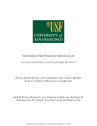 Control questions (or probable lie control questions)these questions practically force us to lie. Pdf Police Interviewing And Interrogation A Self Report Survey Of Police Practices And Beliefs