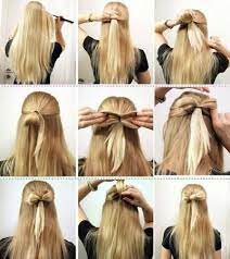 In this step draw clothes for the girl. Wonderful Diy 60 Easy Hairstyles For Busy Morning Hair Styles Bow Hairstyle Long Hair Styles