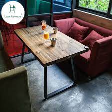 Discover our range of cafe furniture. Louis Fashion Cafe Tables American Solid Wood Industrial Style Furniture Old And Simple Desk Iron Art Ancient Coffee Cafe Tables Aliexpress