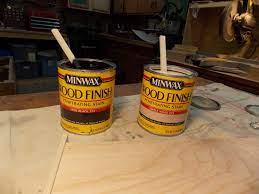 Repair scratches nail holes cracks 448540000 new! How To Stain Hang Floating Wood Shelves National Woodworking Month Minwax Blog