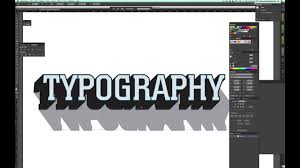 Tutorial How To Make 3d Typography Templates In Adobe Illustrator Youtube