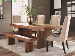 Benches with dining tables are also suitable for casual dining restaurants for a more communal dining experience. Dining Table 4 Chairs 1 Bench Dt Eleven At Rs 80000 Unit Dining Table Chair Id 19943841888