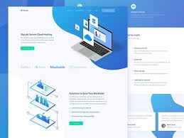 In fact, the best startup sites are often simple and straight to the point, with very few bells and whistles. New Cloud Hosting Startup Website Design Startup Website Website Design Portfolio Web Design