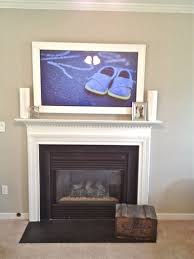 This method works especially well above fireplaces because it shields the tv from the heat of an active fire. Pin On Tv Frame