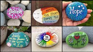 Here are more than 100 great kindness rocks quotes and inspirational saying to get you started painting. Best Rock Painting Ideas With Inspirational Quotes Diy Ideas Of Painted Rock Stone Pebble Crafts Youtube