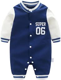 Buy Doeslook Newborn Baby Boys Baseball Romper Clothes Toddler Bodysuit Online In Indonesia B07hww96hn