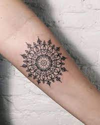 We did not find results for: Black Dot Work Style Geometric Mandala Tattoo Inked On The Left Inner Forearm Geometric Mandala Tattoo Pattern Tattoo Forearm Tattoos