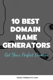 Domain Name Generators Get Your Branded Domain Name In 5 Minutes Domain Name Generator Name Generator Business Domain Name Ideas