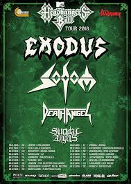 Exodus Mtv Headbangers Ball Tour 2018 Nuclear Blast Mtv Tours Hard Rock