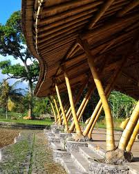 Beautiful Bamboo Columns Bamboo Roof Bamboo Architecture Studio Wna Bali Bamboo Roof Bamboo Structure Bamboo
