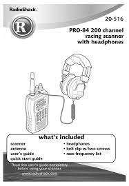 I have no power on on. Radio Shack Pro 84 User Manual Pdf Download Manualslib