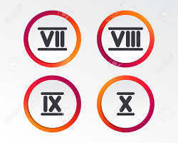 60 tatuajes de numeros romanos ideas disenos y significados. Iconos De Numeros Romanos Caracteres De 7 8 9 Y 10 Digitos Sistema Numerico De La Antigua Roma Botones De Diseno Infografico Plantillas Circulares Vector Ilustraciones Vectoriales Clip Art Vectorizado Libre De Derechos Image 98533371