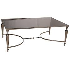 Absolute to be the celebrity at the next get together. Silver Polished Nickel Sculpt Legs Coffee Table