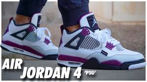 Psg x air jordan 4 collab receives official photos: Air Jordan 4 Psg Youtube