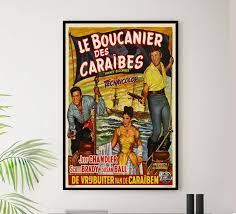 Yankee Buccaneer 1952 - Belgium - Vintage Pirate Classic Movie Poster –  Lost Island Trading Company
