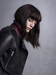 Muubaa Vila Black Cropped Leather Biker Jacket Black Crop Leather Biker Jacket Biker Jacket