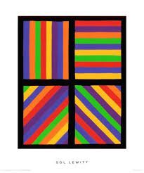 Color Bands In Four Directions C 1999 Premium Giclee Print Sol Lewitt Allposters Com Serigraph Sol Lewitt Color Bands
