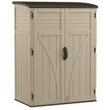 Tall garden storage cupboard large outdoor utility cabinet waterproof plastic. Outdoor Storage Cabinets Outdoor Storage The Home Depot